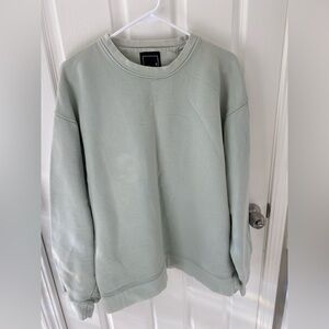Mint Green Oversized Crewneck Sweatshirt